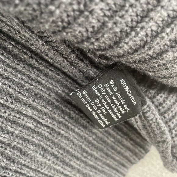 Rock and Republic Cardigan Sweater Womens Medium Chain Knit Zippers Long Sleeve - Picture 9 of 12